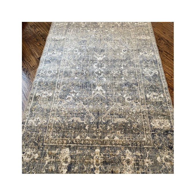 Chris Loves Julia x Loloi Rosemarie Oriental Sand/Lagoon/Off White